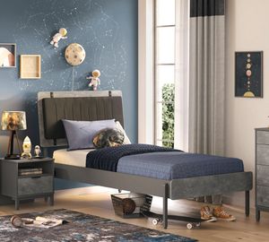 Space Gray Bed - Bed frame by Cilek