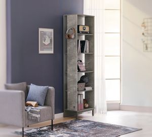 Space Gray Bookcase - Cabinet by Cilek
