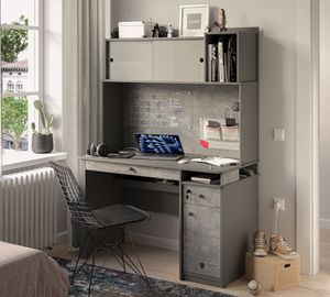 Space Gray Large Study Unit - Cabinet by Cilek