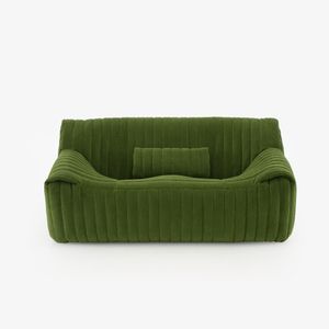 Sandra Medium settee with lumbar cushions - Accessories by Cinna