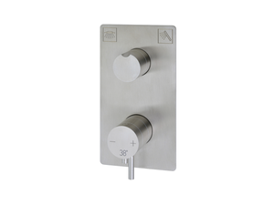 Concealed thermostatic shower valve, 2-outlets XION_XI008104 - Shower by Cisal