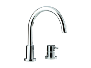 Deck mounted 2-holes single lever bath mixer NUOVA LESS_LN001250 - Tap by Cisal