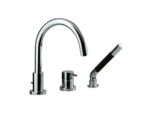 Deck mounted 3-holes single lever bath mixer NUOVA LESS_LN001260 - Tap by Cisal