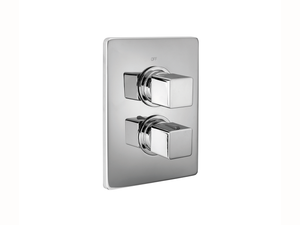 Exposed part for con thermo shower valve, 2-outlet CUBIC_CU018100 - Shower by Cisal