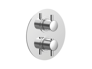 Exposed part for con.thermo.shower valve, 2-outlet LESS MINIMAL_LN018100 - Shower by Cisal
