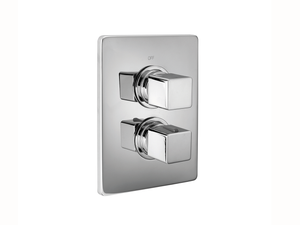Exposed part for con.thermo.shower valve, 3-outlet CUBIC_CU018200 - Shower by Cisal
