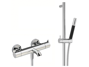 Thermostatic bath-shower mixer with sliding bar NUOVA LESS_LNS23016 - Shower by Cisal