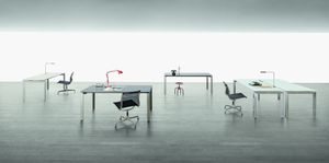Point - office table and desk system - Desk by Citterio