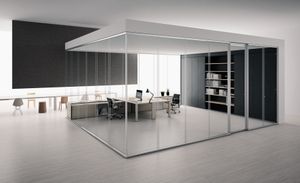 Vision - office partition wall - Screens by Citterio