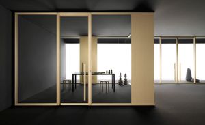 Wood Wall - wooden office partition wall - Screens by Citterio