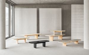 Matéria Side Table Marble - Side table by ClassiCon