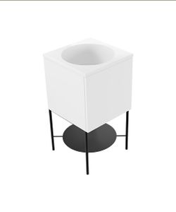 Mobile 48x48xh45 con cassetto e struttura per lavabo da 48 cm - Cabinet by COLAVENE