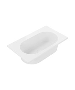 VENTI.26 lavabo in ceramica cm. 80×48 altezza vasca interna 18 cm - Cabinet by COLAVENE