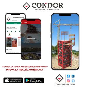Casseforme e Ponteggi in AR: Condor presenta la sua nuova App - Accessories by Condor