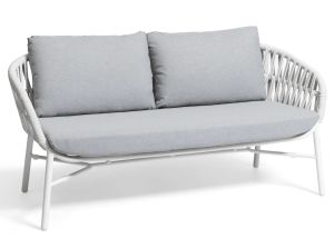 Manila Sofa White/Silver - Sofa by Contral