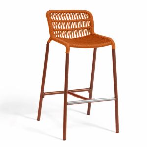 Leaf Barstool Terracotta - Stool by Contral