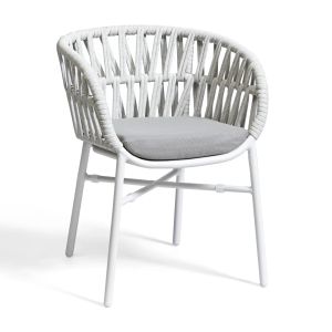 Manila Armchair White/Silver - Armchair by Contral