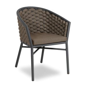 Dub Armchair Anthracite/Taupe - Armchair by Contral