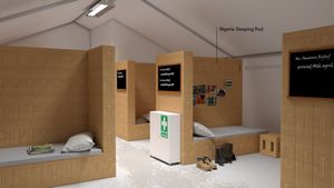 NIGERIA - Sleeping Pod - Accessories by Corkbrick Europe