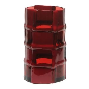 Bamboo Vase - Clear Fuchsia, Matt Cherry - Styling by corsi design