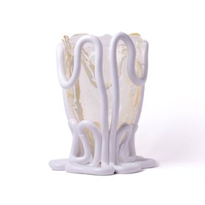 Indian Summer Vase - Clear, Matt White - Styling by corsi design