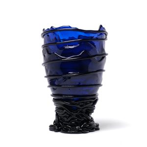 Pompitu II Vase - Clear Blue, Dark Blue - Styling by corsi design