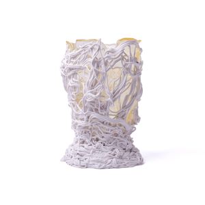 Spaghetti Special Vase L - Clear, White - Styling by corsi design