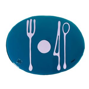 Table-Mates - Clear  Emerald And Matt Lilac - Accessories by corsi design