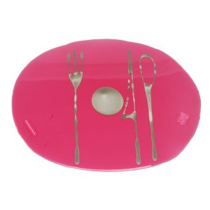 Table-Mates - Clear Fuchsia, Bronze - Accessories by corsi design