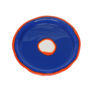 Try Tray Round - Matt Blue And Orange - Accessories by corsi design