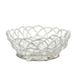 Tutti Frutti II Basket - Matt White - Accessories by corsi design