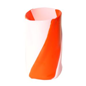 Twirl Vase - Matt Orange, Matt Pink - Styling by corsi design
