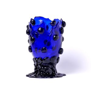 Nugget Vase - Clear Blue - Styling by corsi design