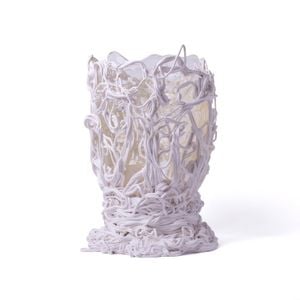 Spaghetti Special Vase - Clear, Matt White - Styling by corsi design