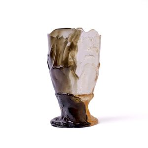 Twins C Vase - Clear and Fumè - Styling by corsi design