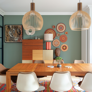 The large Charlotte Lamp - Coral - Table lamp by COSIN Paris