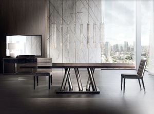 STATUS - Rectangular wooden table - Table by Costantini Pietro
