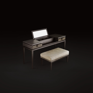 Dragonfly Vanity Table + Vanity Bench - Desk by CPRN HOMOOD