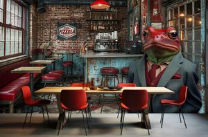 PIZZA FROG - Wallpaper by Creative Space