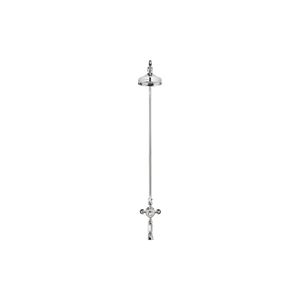 Belgravia Thermo Shower Valve with Fixed Head and Bath Spout in Chrome - Shower by Crosswater
