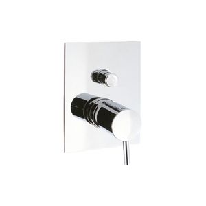 Kai Lever Manual Shower Valve Diverter Recessed Chrome - Shower by Crosswater