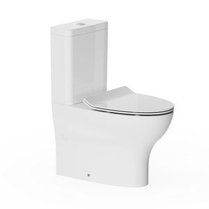 Kai Compact Close Coupled Toilet with Cistern & Soft Close Seat - Toilet by Crosswater