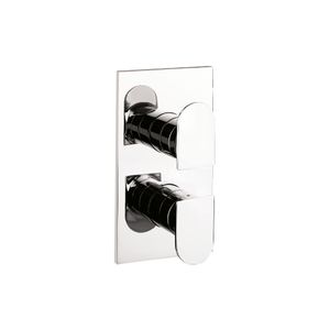 Planet 2 Outlet 2 Handle Concealed Thermostatic Shower - Shower by Crosswater