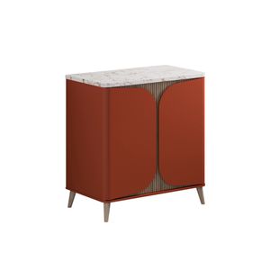 Tambour Floorstanding Furniture Unit with Worktop - 800mm - Washbasin cabinet by Crosswater