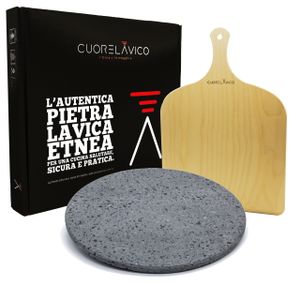 Kit Pizza per Forno Illillo  ø 33 cm (1 cm) - Furniture accessories by Cuore Lavico