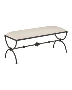 Agora Bench, Sparks Givry - Bench by Currey and Company