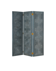 Santos Vintage Navy Screen - Screens by Currey and Company