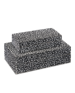 Lela Black Box Set of 2 - Styling by Currey and Company