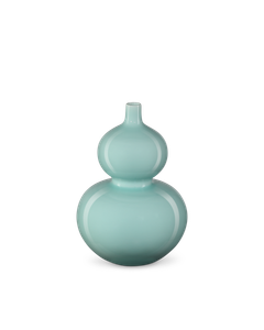 Celadon Double Gourd Green Vase - Styling by Currey and Company