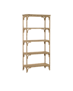 Olisa Rope Etagere - Cabinet by Currey and Company